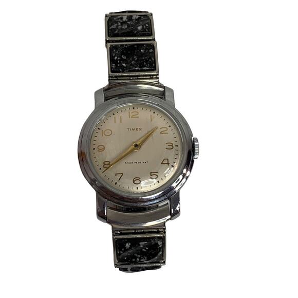 Vintage Timex Mens Wristwatch Shock Resistant Analog Manual main image 6